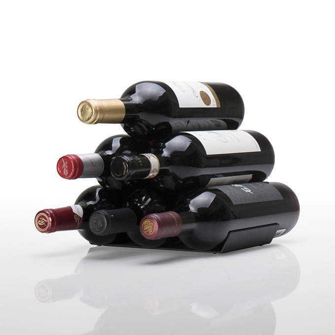 ワインラック 3本～6本用 スチール製 Piega|マルゲリータのワイン収納